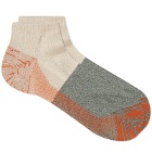 Anonymous Ism MOC Pile Ankle Sock in Orange