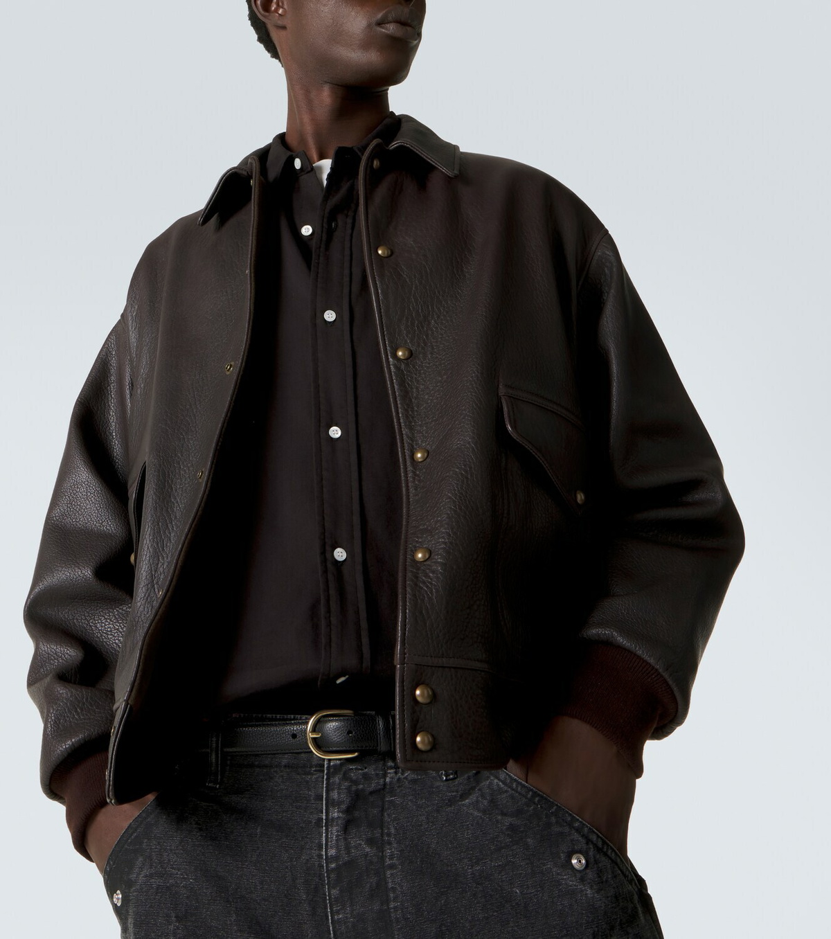 A.Presse A-1 leather blouson jacket A.PRESSE