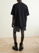 VETEMENTS - Thailand Tourist Oversized Cotton-Jersey T-Shirt - Black