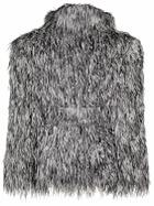 BALENCIAGA - Laser Cut Faux Fur Jacket
