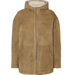 Isabel Marant - Reversible Hooded Shearling Coat - Beige