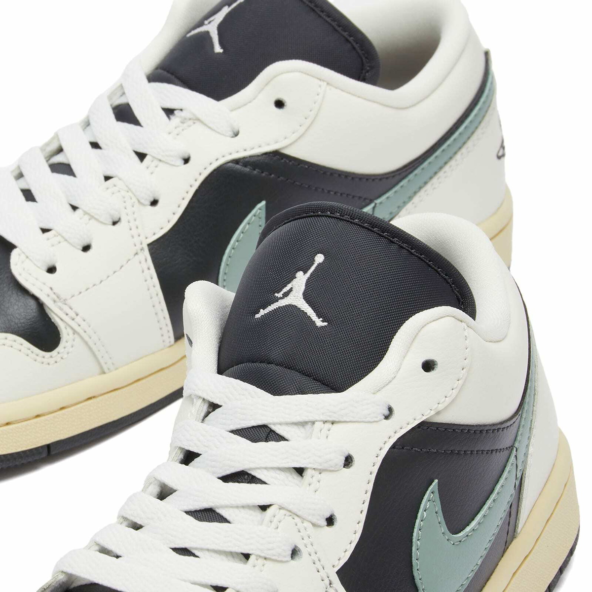 Air Jordan Women's W 1 LOW Sneakers in Anthracite/Jade/Sand