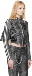 KNWLS Black Claw Leather Jacket