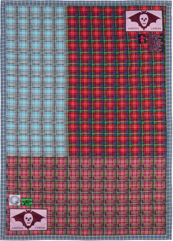 Photo: Chopova Lowena Multicolor Bleep Blanket