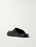 Rick Owens - Granola Leather Mules - Black