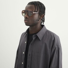 Prada Eyewear C05S Sunglasses in Striped Oak/Green 