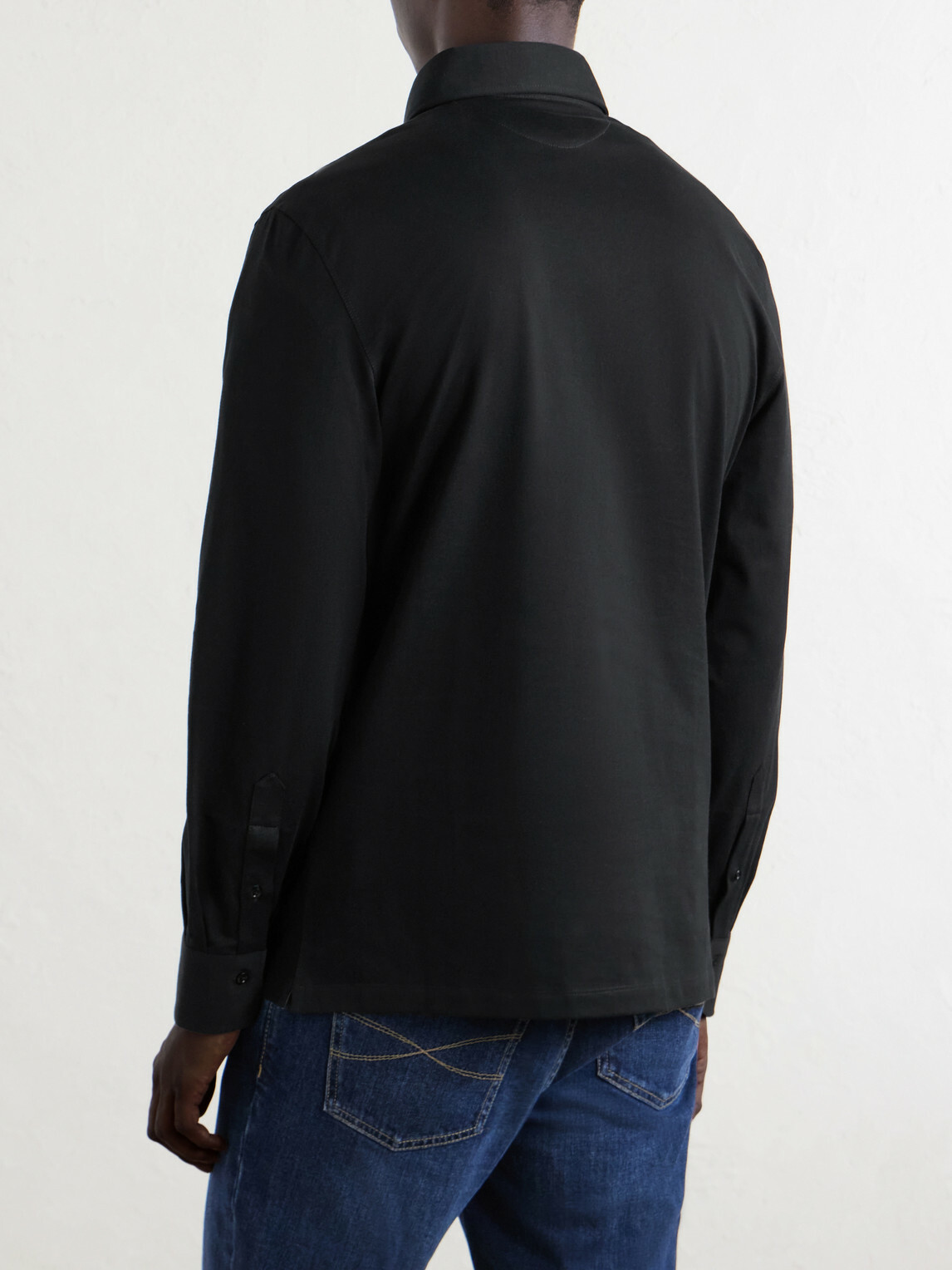 Brunello Cucinelli - Cotton Polo Shirt - Black