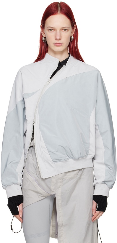 Photo: POST ARCHIVE FACTION (PAF) Gray 6.0 Center Bomber Jacket