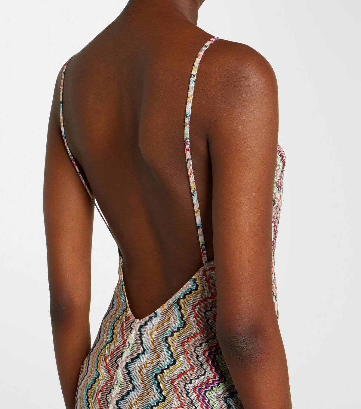 Missoni Zigzag lamé maxi dress
