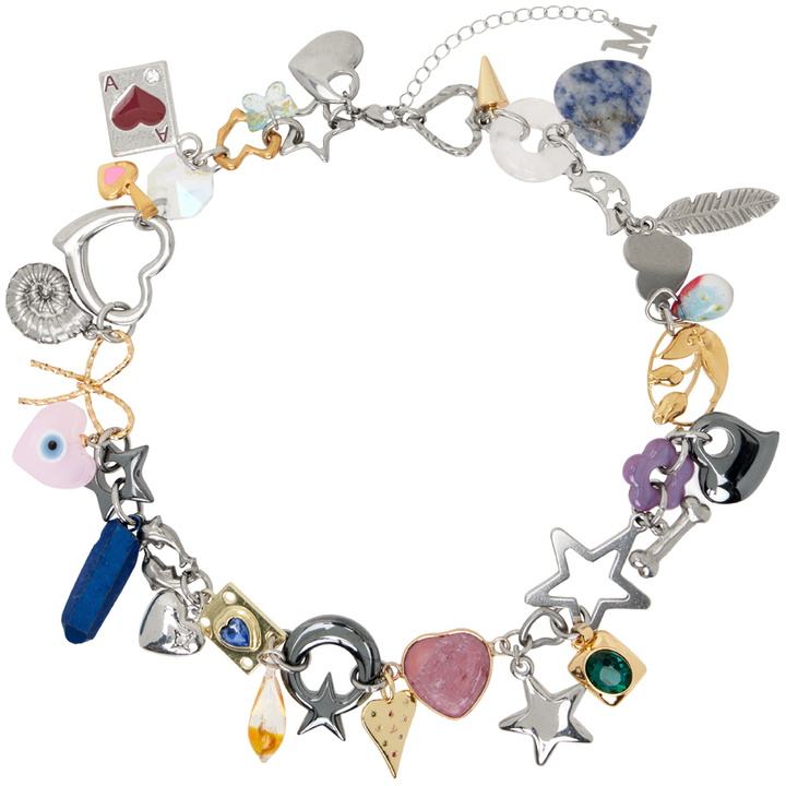 Photo: Marland Backus Multicolor 'Lost and Found' Charm Necklace