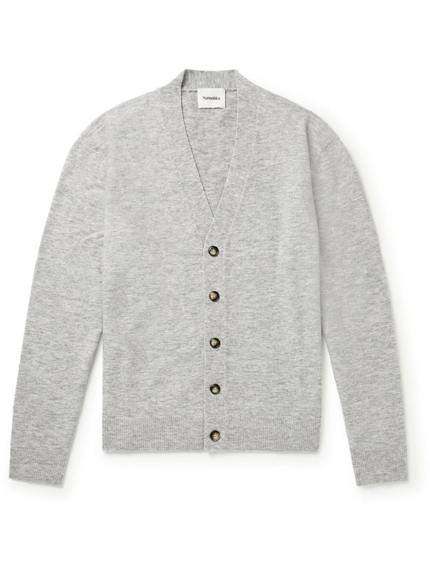 Photo: Nanushka - Drew Knitted Cardigan - Gray