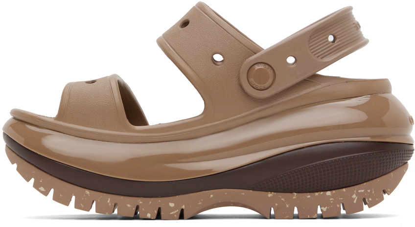 Crocs Brown Mega Crush Sandals