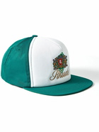 Rhude - Menthol Crest Logo-Embroidered Twill Trucker Cap