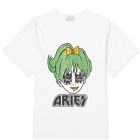 Aries Women's Kiss T-Shirt in White 