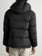 NN07 - Matthew 8245 Quilted Padded Recycled-Shell Hooded Jacket - Black