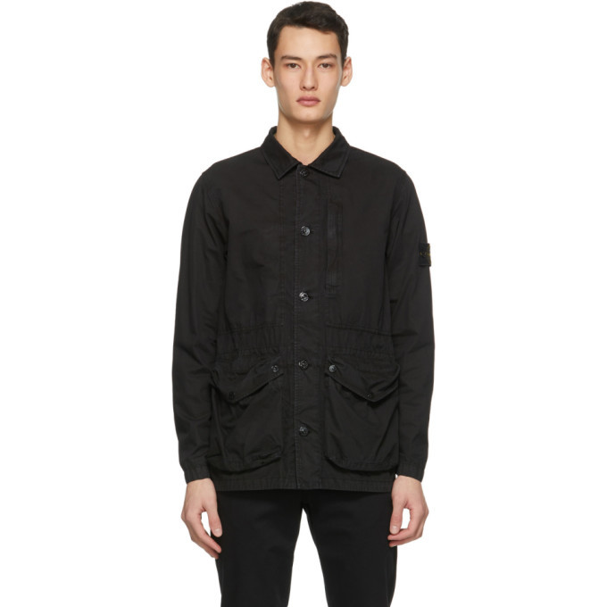 Photo: Stone Island Black Tela Smerigliata Jacket