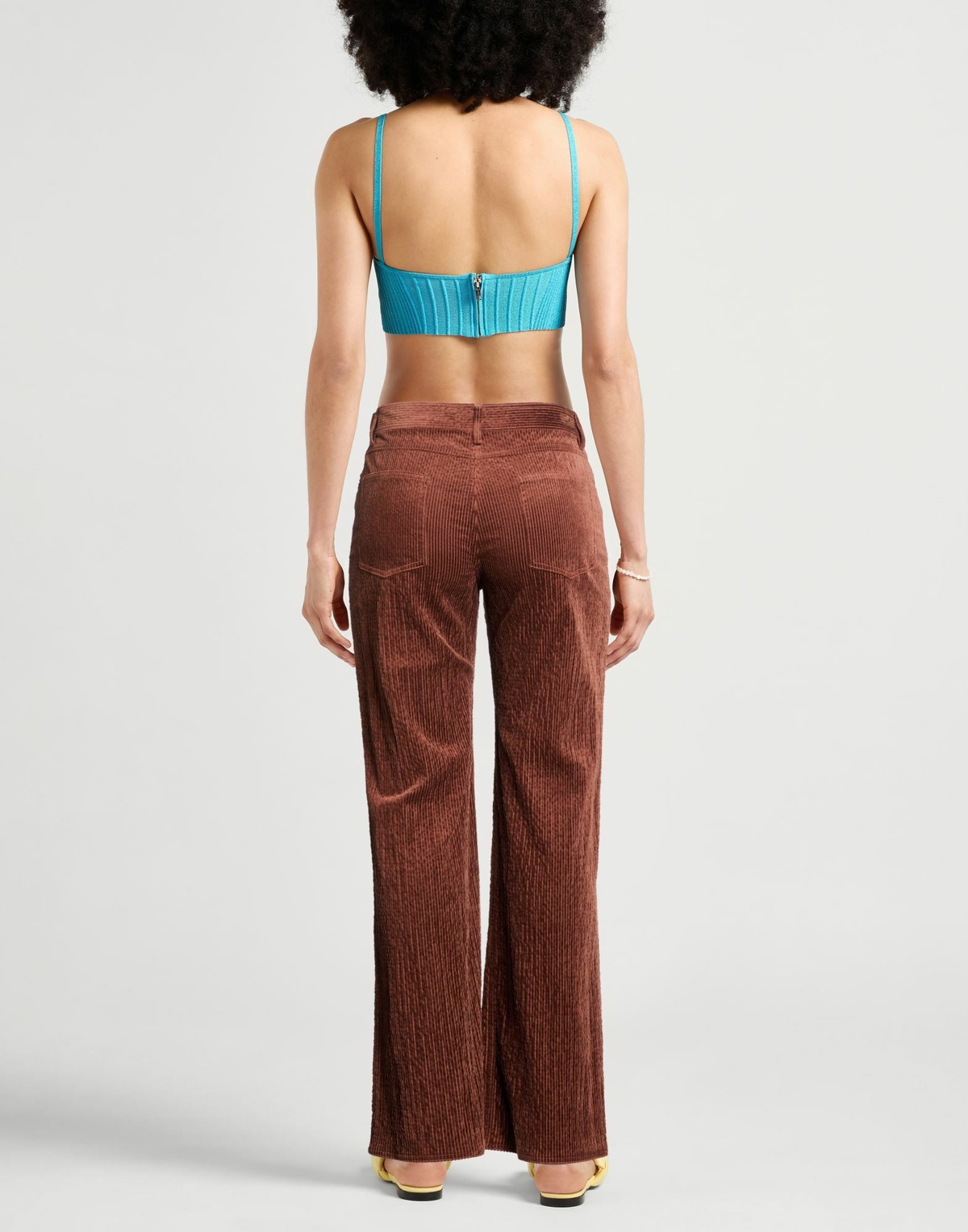 Magda Butrym Womens Pants in Brown