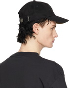 Palm Angels Black Curved Logo Cap