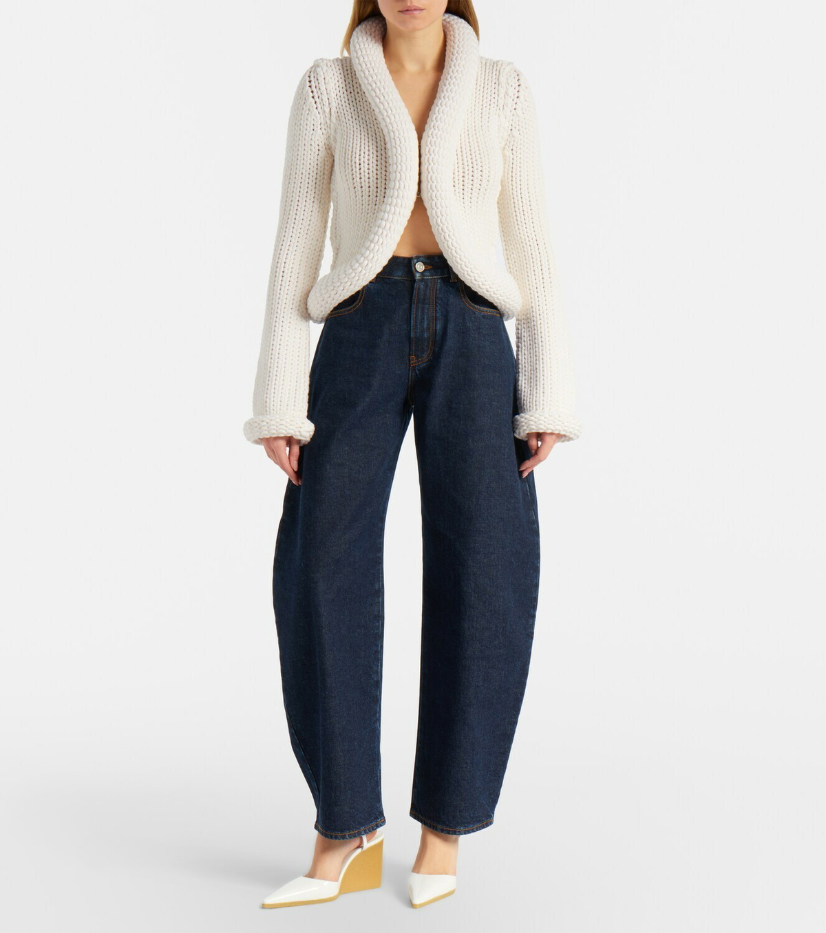 Alaïa Wool-blend cardigan