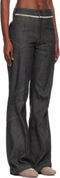 Kiko Kostadinov Indigo K Straight Leg Jeans