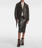 McQueen Leather biker jacket