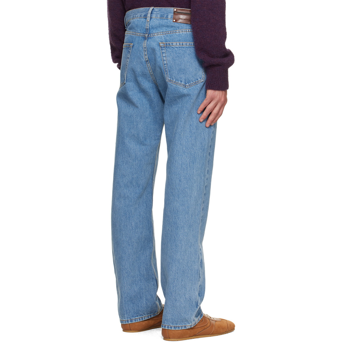 Dries Van Noten Blue Straight Jeans