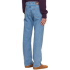 Dries Van Noten Blue Straight Jeans