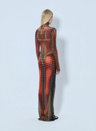 Jean Paul Gaultier Re-Edition Long Dress High Neck