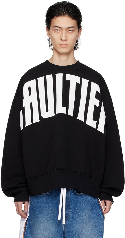 Photo: Jean Paul Gaultier Black 'The Gaultier' Sweatshirt