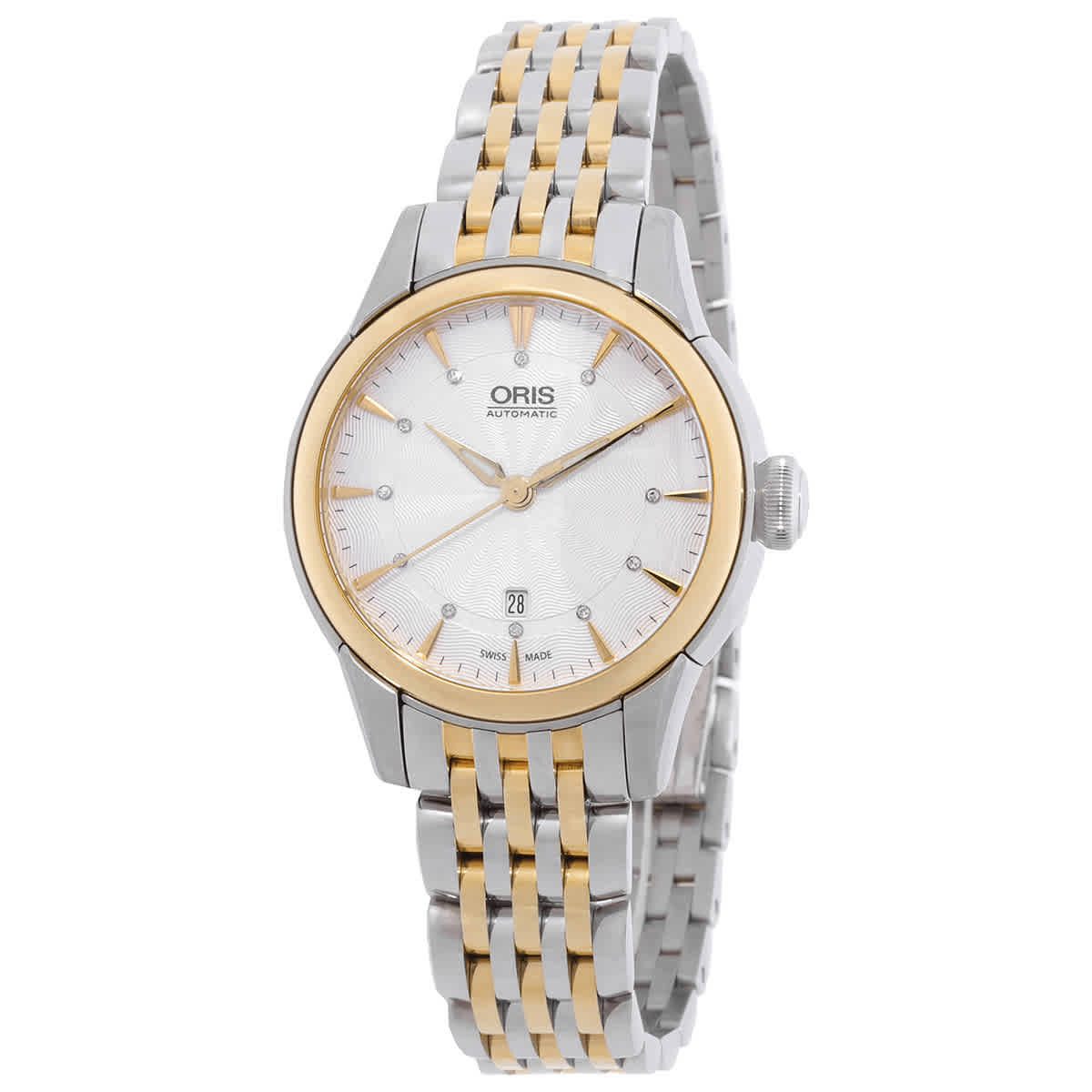 Oris Automatic Silver Dial Ladies Watch 01 561 7687 4351-07 8 14 78
