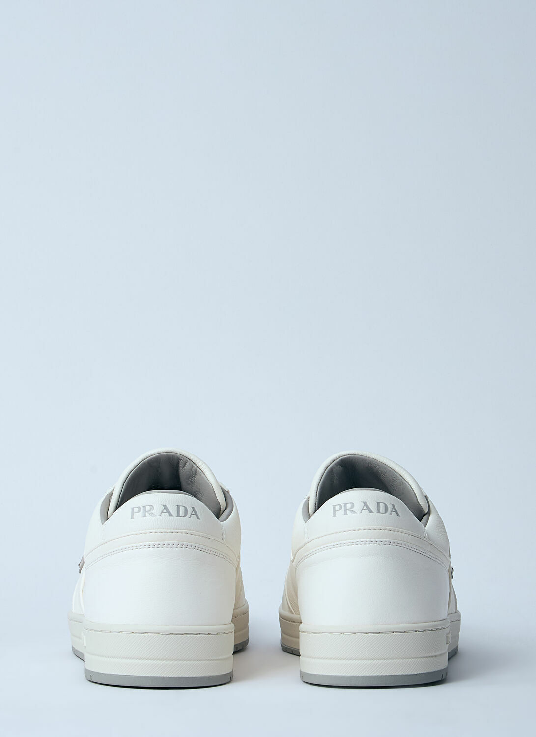 Prada Leather Low-Top Sneakers