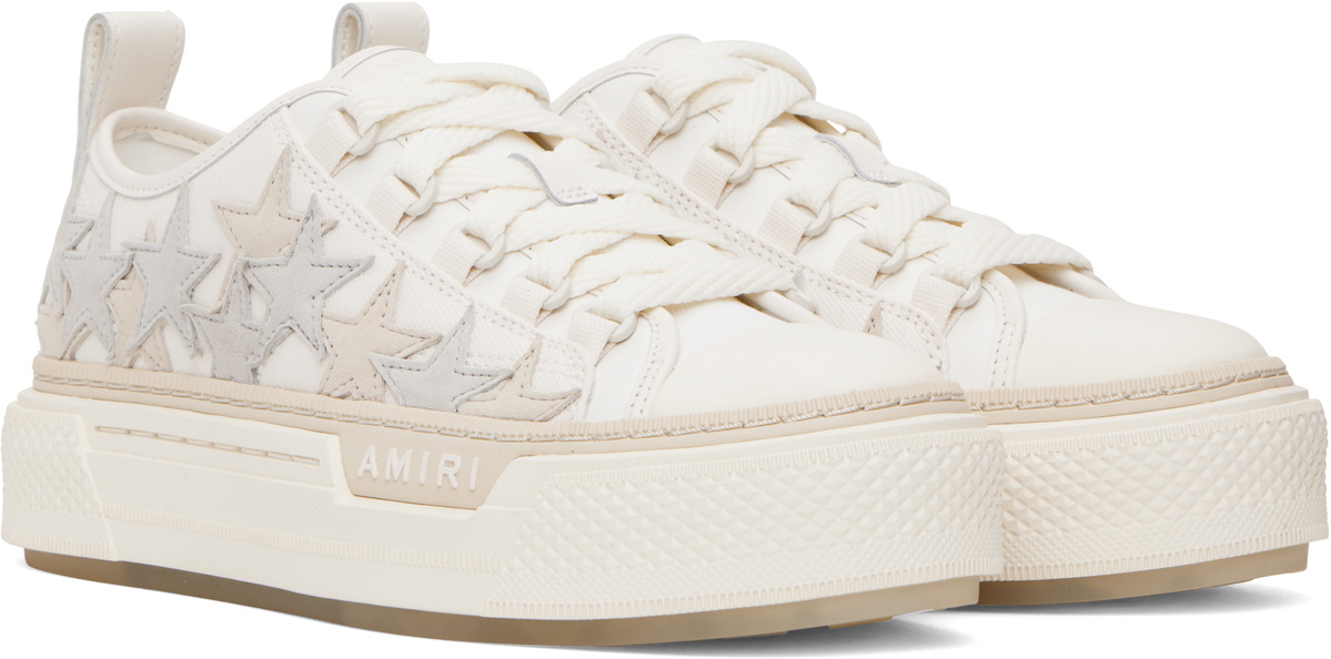 Amiri Beige Low Top Sneakers main image 0