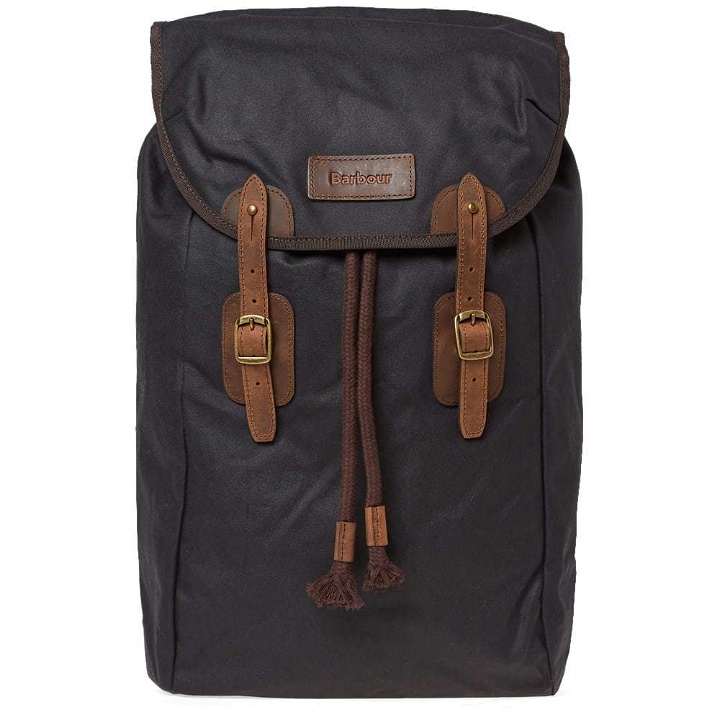 Photo: Barbour Wax Leather Backpack
