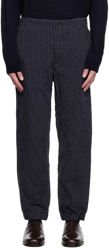 Photo: CASEY CASEY Navy Striped Trousers