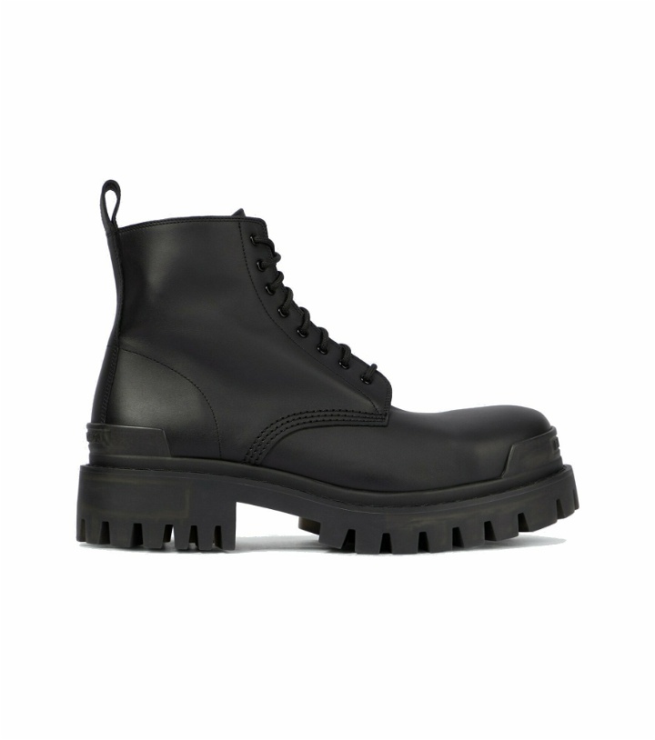 Photo: Balenciaga - Strike leather boots