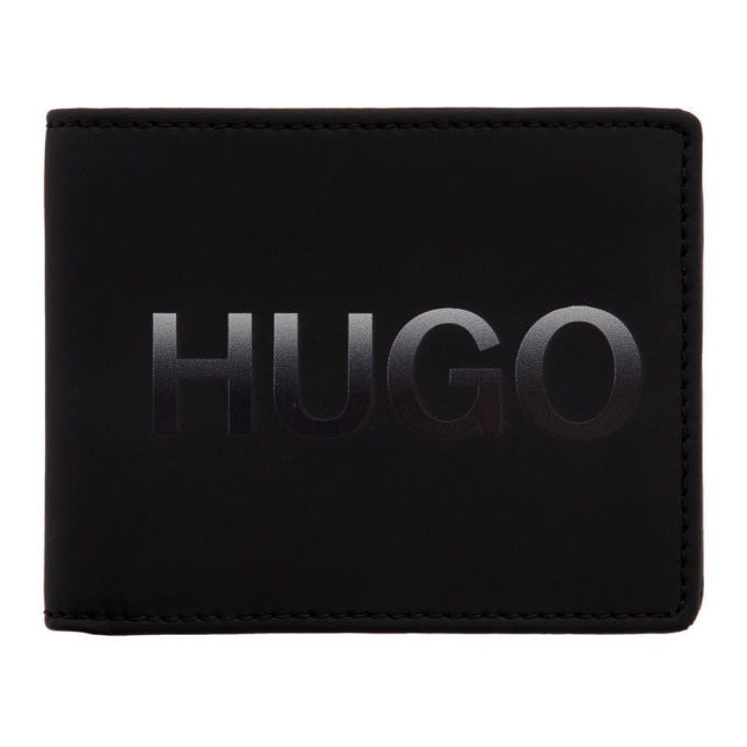 Photo: Hugo Black Gradient Logo Wallet
