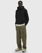 Calvin Klein Jeans WOVEN LABEL HOODIE Black Mens Hoody