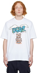 Dsquared2 White Flight Plan T-Shirt
