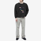 Bode Men's Fish Sweatshirt in Black