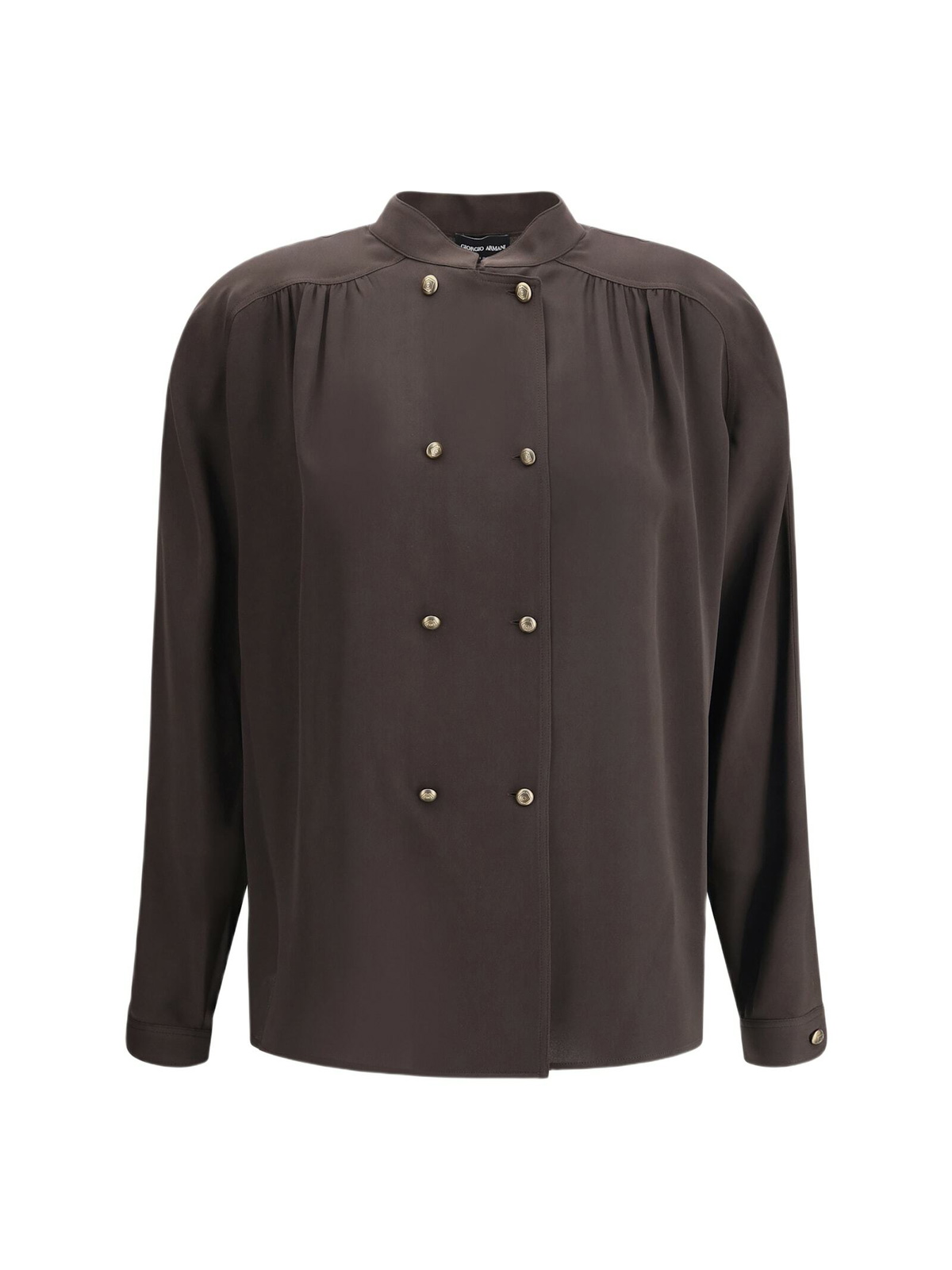 Giorgio Armani Doublebreasted Silk Shirt