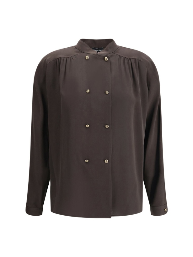 Photo: Giorgio Armani Doublebreasted Silk Shirt