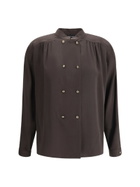 Giorgio Armani Doublebreasted Silk Shirt