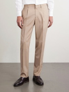 Lardini - Straight-Leg Virgin Wool Suit Trousers - Neutrals