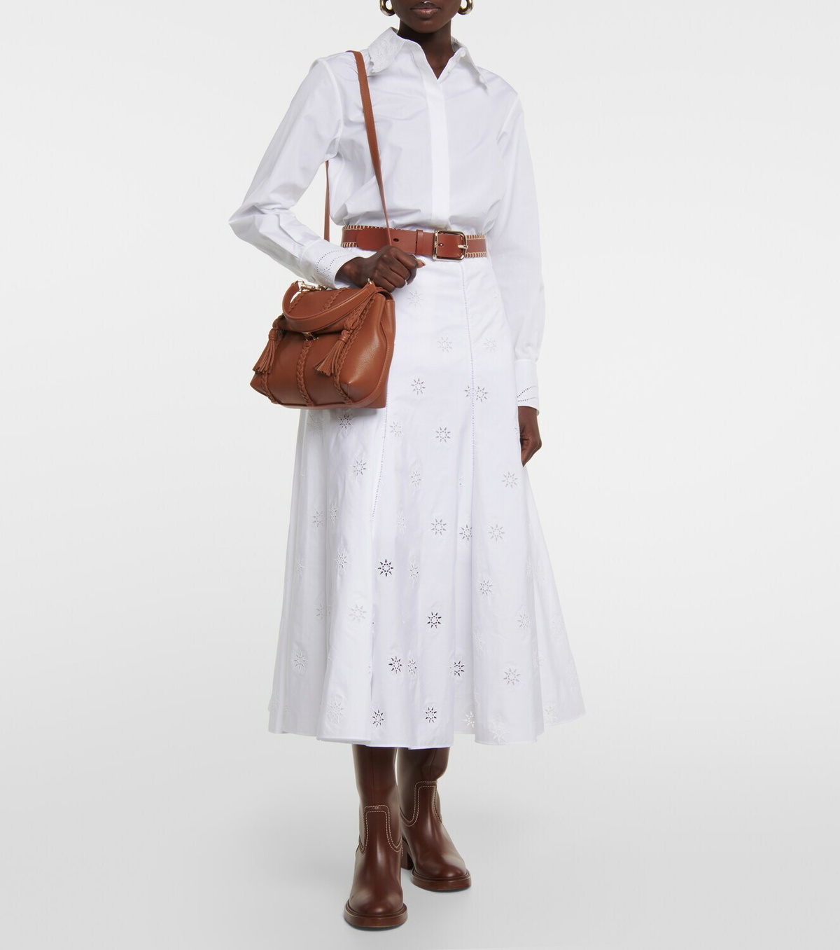 Chloe - Penelope Small leather shoulder bag Chloe