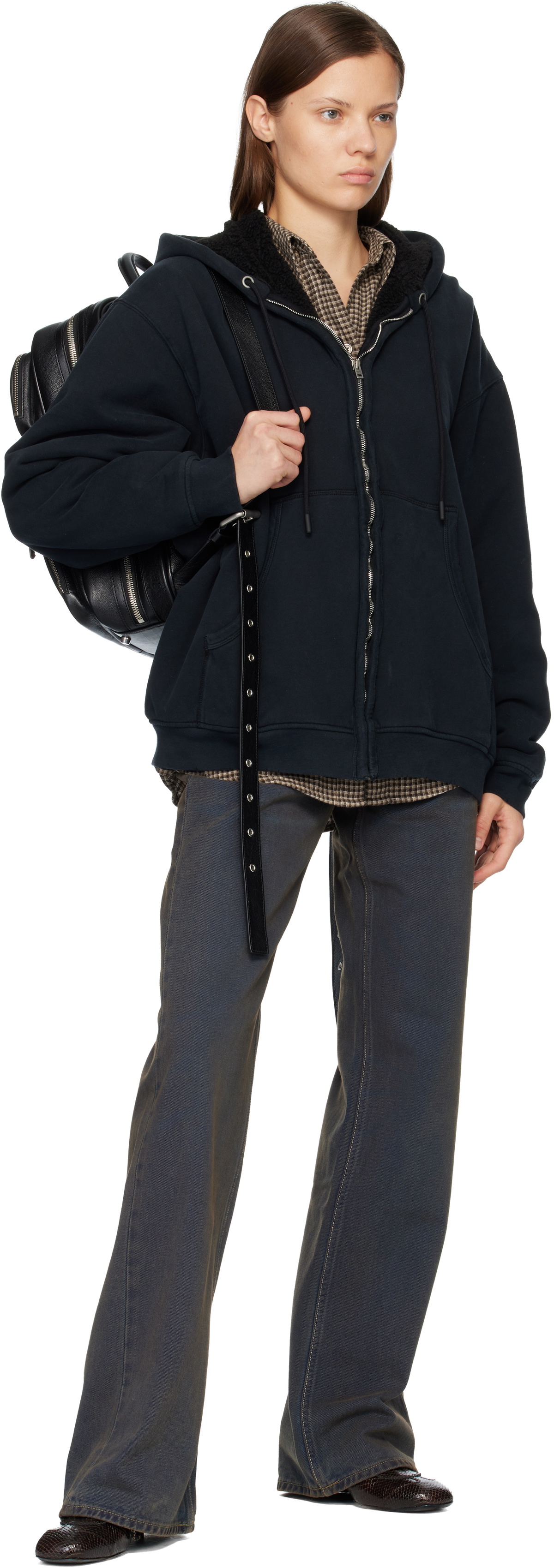 Acne Studios Black Camero Gym Backpack