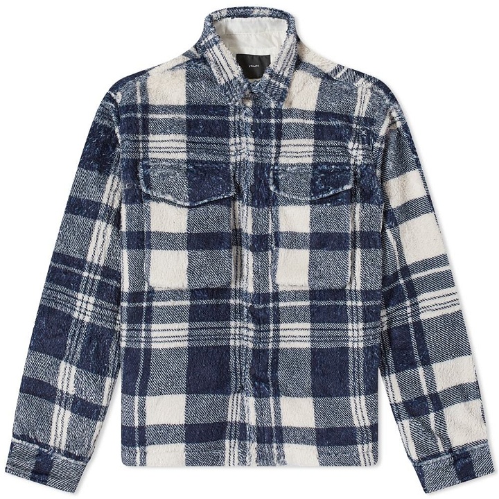 Photo: Stampd Cropped Sherpa Button Down Shirt