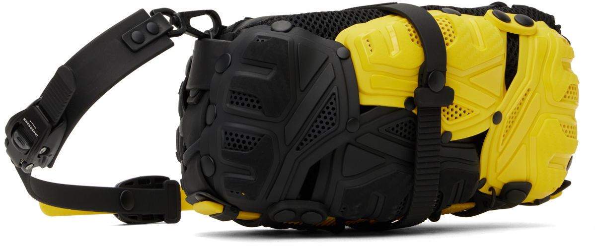 Innerraum Black & Yellow Object I67 Crossbody Bag