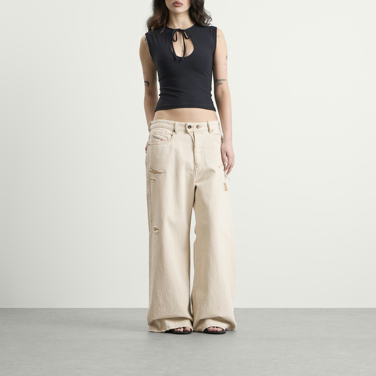 Diesel Women's 1996 D-Sire-Yu Jeans - LEG 30 in White