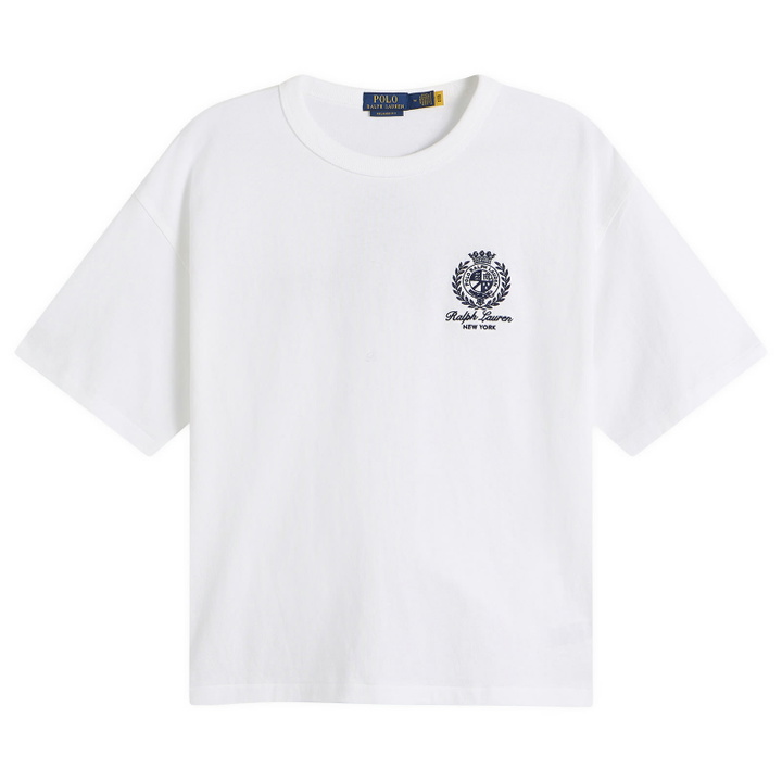 Photo: Polo Ralph Lauren Men's Crest Logo T-Shirt in White