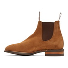 R.M. Williams Brown Suede Blaxland Chelsea Boots